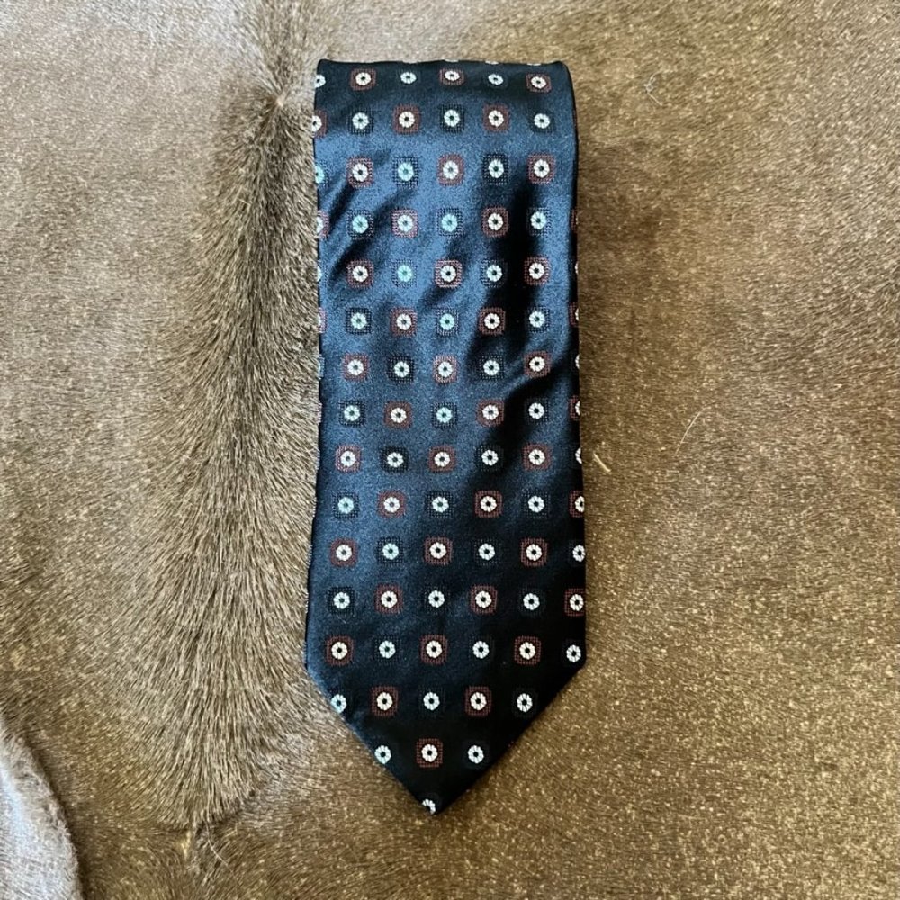Ermenegildo Zegna Necktie 100% Silk XL